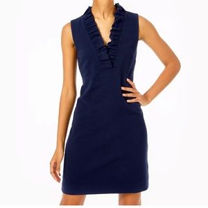 Lilly Pulitzer Tisbury Shift Dress, S- Navy